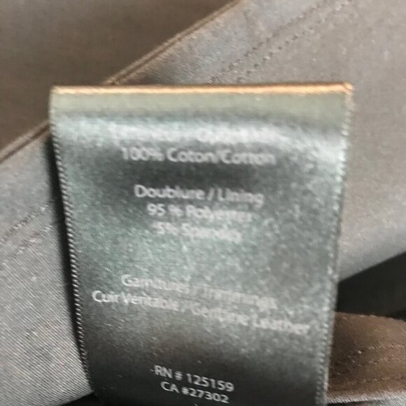 Mackage Black Cotton Trench Coat With Belt Size 38 (US M) - Picture 7 of 7